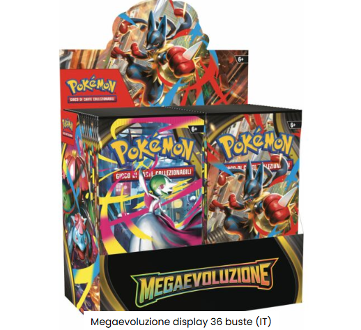 Box 36 Buste Megaevoluzioni