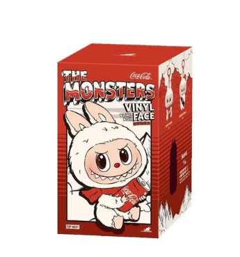 POP MART LABUBU - The Monsters Coca Cola Vinyl Face (1 Box Sigillato)