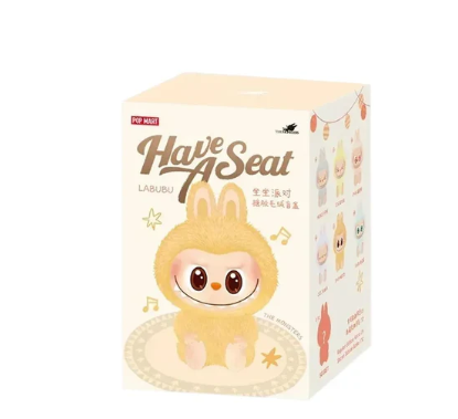 POP MART LABUBU - The Monsters Have A Seat Vinyl Plush (1 Box Sigillato)