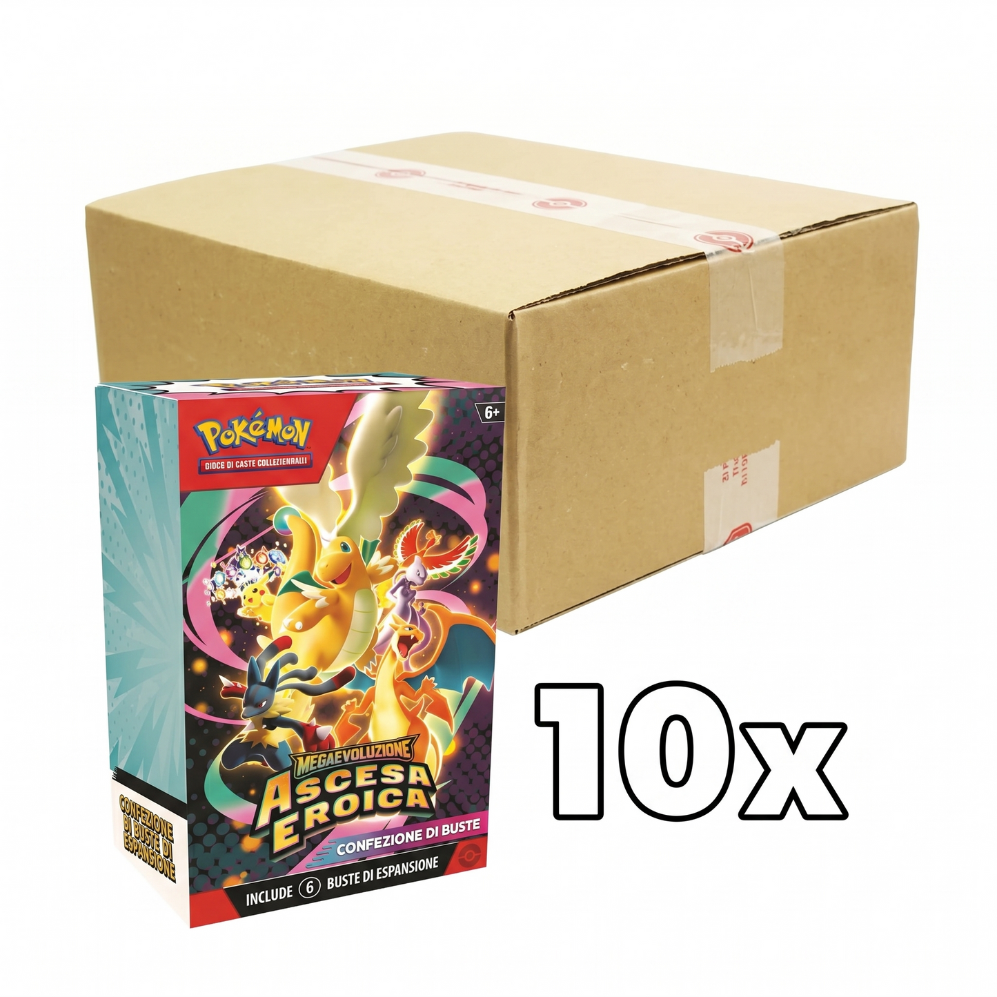 Display di 10 Bundle da 6 buste  Sealed - Ascesa Eroica ( ITA )
