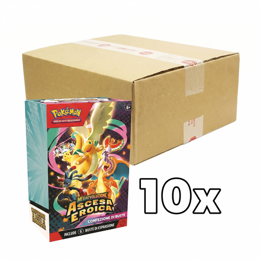 Display di 10 Bundle da 6 buste  Sealed - Ascesa Eroica ( ITA )