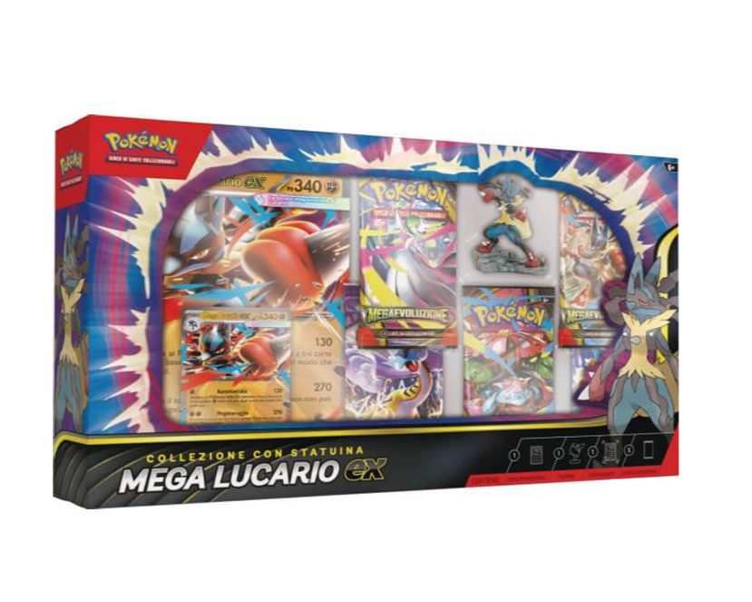 Collezione con Statuina Mega Lucario (ITA)