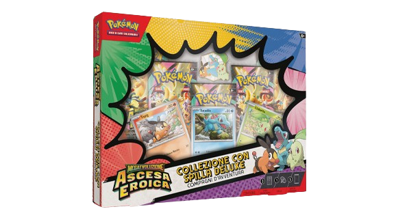 Mega Evolution Heroic Ascent Deluxe Pin Collection (ITA) 